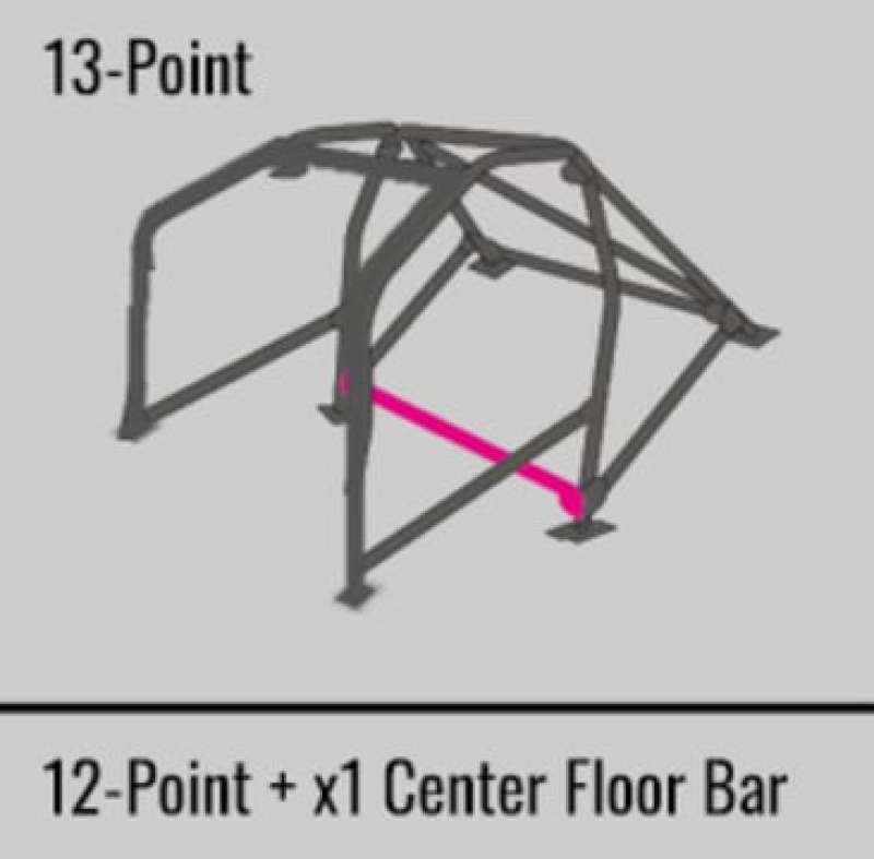 Cusco Safety21 2 Passenger 13pt Thru Dash Roll Cage 99-06 Toyota Celica ZZT231