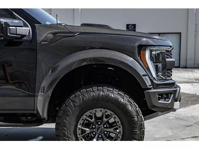 Anderson Composites 21-24 Ford F-150 (Non-Raptor) Type-AO Carbon Fiber Rear Fender Flares