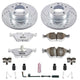 Power Stop 01-03 BMW 525i Front Z26 Street Warrior Brake Kit