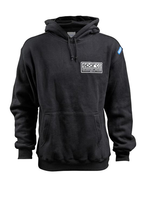 Sparco Sweatshirt Hooded Heritage Blk Lr
