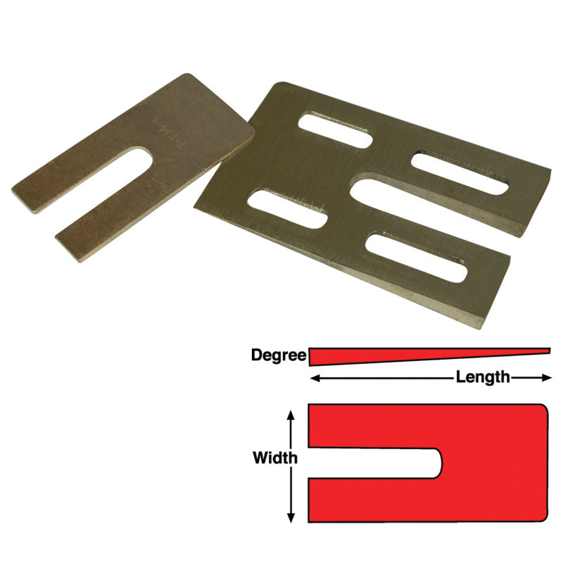 SPC Performance MBZ SHIMS 3X6X1 deg.(6)