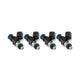 Injector Dynamics 2600-XDS Injectors - 34mm Length - 14mm Top - 14mm Lower O-Ring (Set of 4)