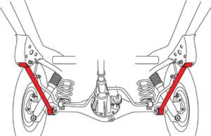 SPC Performance 08+ Toyota Landcruiser Rear Lower Control Arms (Pair)