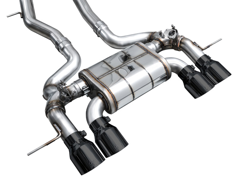 AWE Tuning 23-24 BMW G87 M2 SwitchPath Edition Exhaust - Diamond Black Tips