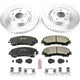 Power Stop 14-19 Nissan Rogue Front Z23 Evolution Sport Brake Kit