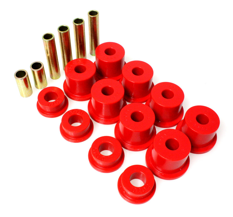 Energy Suspension Fd 4 Wd Frt Sprg Bush Set - Red