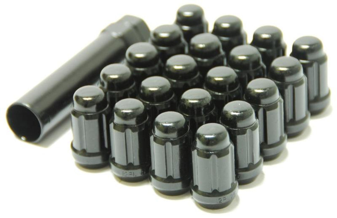 Wheel Mate Muteki Open End Lug Nuts - Deep Black 12x1.50