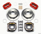 Wilwood Dynapro Low-Profile 11.00in P-Brake Kit - Red Ford 7.5in Rear 2.80 Offset - 4-Lug