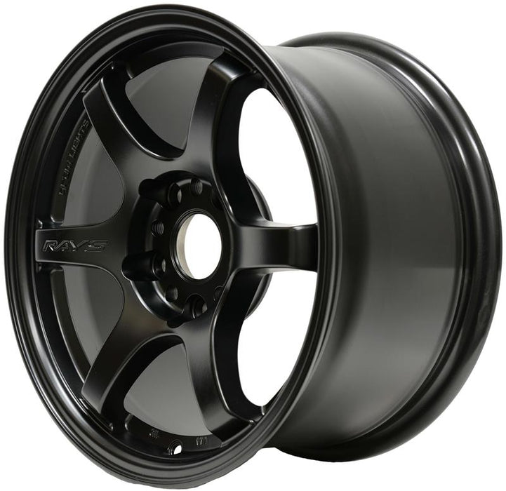 Gram Lights 57DR 15x8.0 +28 5x114.3 Semi Gloss Black Wheel