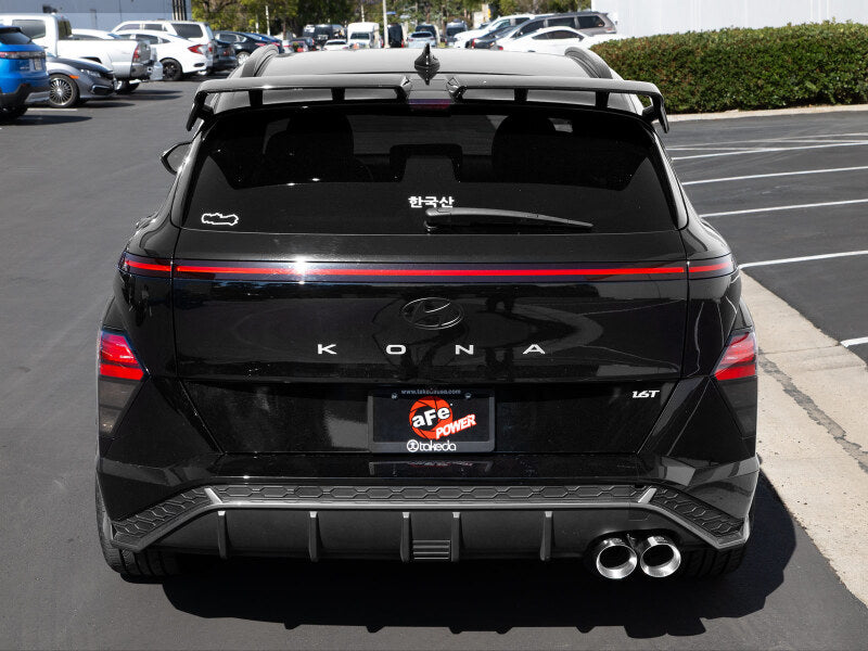 aFe Takeda 2-1/2in 304 Stainless Steel Axle-Back Exhaust w/ Polished Tip Hyundai Kona 24-26 L4-1.6L
