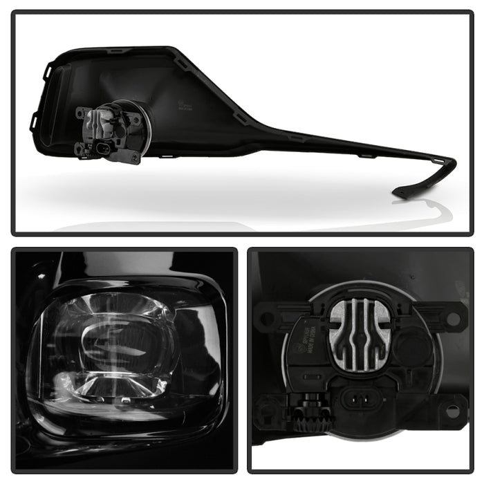 Spyder 21-22 Honda Accord OEM Full LED Fog Lights w/Switch - Clear (FL-HA2021-LED-C)