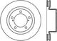 StopTech 08-13 Lexus LX 450/470/570 / 08-13 Land Cruiser Front Right Slotted CRYO-STOP Brake Rotor
