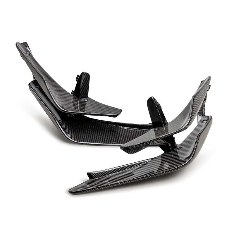 Seibon 23-24 Honda Civic Type-R Carbon Front Bumper Canards
