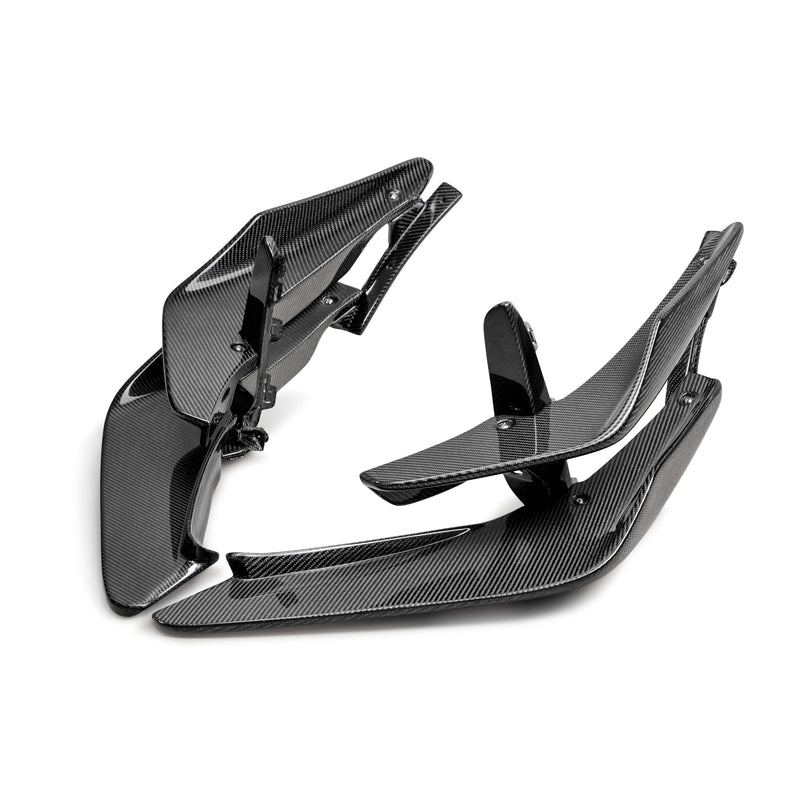 Seibon 23-24 Honda Civic Type-R Carbon Front Bumper Canards