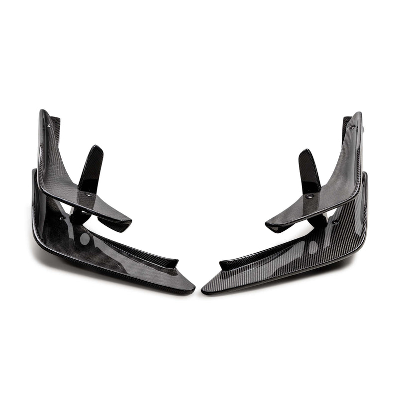 Seibon 23-24 Honda Civic Type-R Carbon Front Bumper Canards