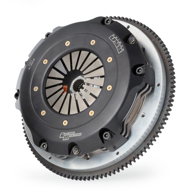 Clutch Masters 08-10 EVO X 2.0L Turbo 5 spd Street 8.5in Twin Disc Clutch Kit w/ Steel FW Pull Type