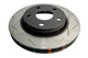 DBA 07-09 Jeep Wrangler JK Front Slotted 4000 Series Rotor