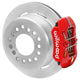 Wilwood Dynapro Rear Parking Brake Kit Undrilled Rotors (Red) 1964-1971 Buick/Olds/Pontiac