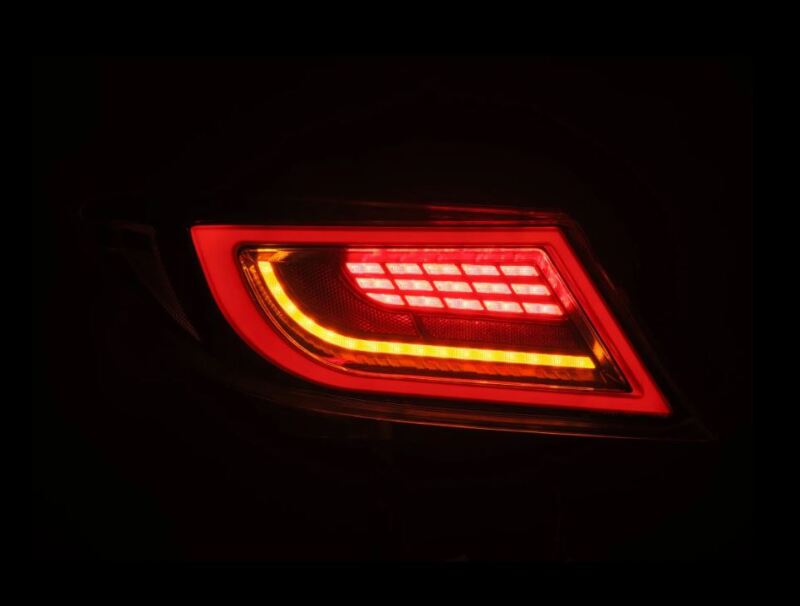 AlphaRex 22-24 Toyota GR86 LUXX LED Taillights Alpha-Black