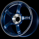 Advan TC-4 SE 17x8.0 / +35 Offset / 4x100 / 63mm Bore / Racing Indigo Blue and Diamond Cut