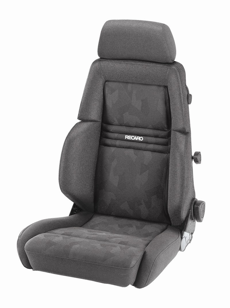 Recaro Expert M Display Seat (Comfort/Reclinable) - Black Nardo w/Chrome Base