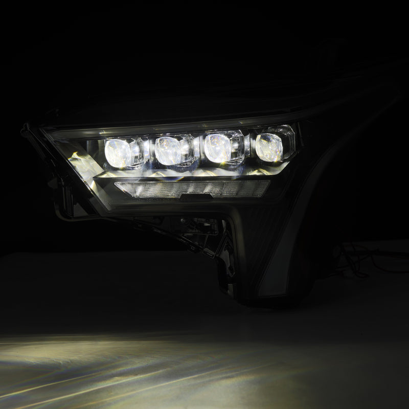 AlphaRex 22-23 Toyota Tundra NOVA-Series Headlights Black w/White DRL - Req 810029 OR 810030