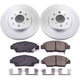 Power Stop 15-19 Honda Fit Front Z17 Evolution Geomet Coated Brake Kit