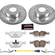 Power Stop 1989 BMW 525i Front Z26 Street Warrior Brake Kit