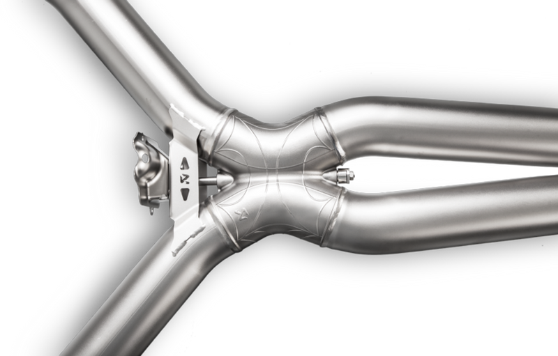 Akrapovic 16-17 AMG C63 Coupe Evolution Line Cat Back (Titanium) w/ Carbon Tips and Link Pipe