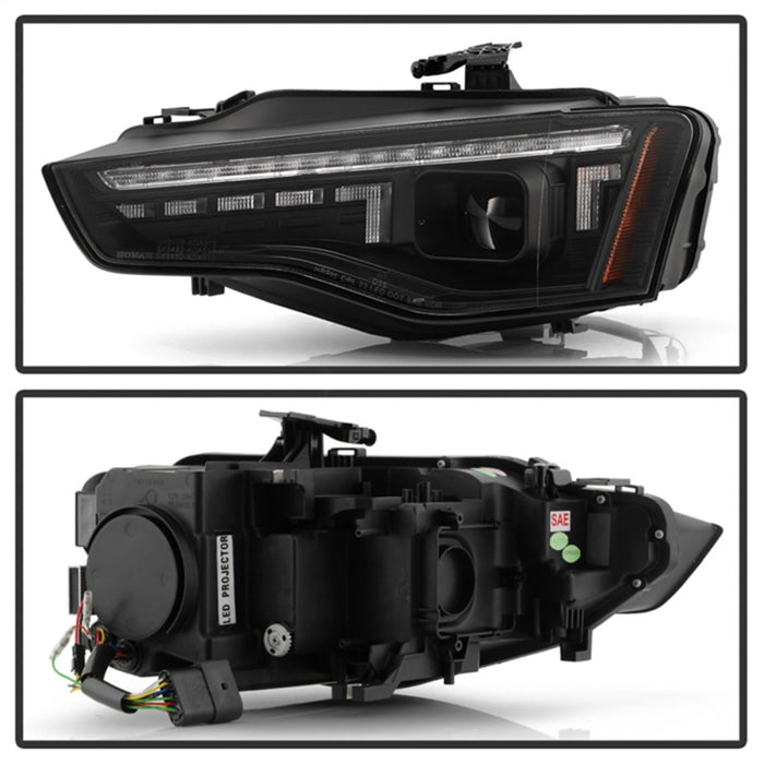 Spyder 13-17 Audi A5 HID Model Only High-Power Headlight - Black (PRO-YD-AA513HIDAP-SEQGR-BK)
