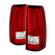 xTune Chevy Silverado 1500/2500/3500 99-02 Version 2 LED Tail Lights Red Clear ALT-ON-CS99-G2-LED-RC