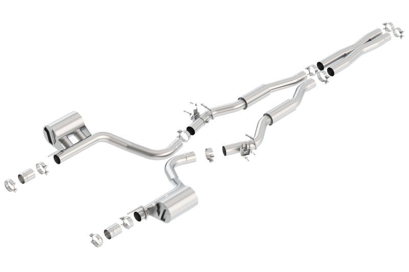 Borla 2015 Dodge Challenger Hellcat 6.2L V8 S-TYPE Catback Exhaust No Tips Factory Valance