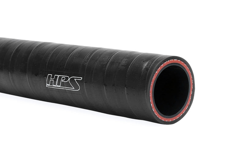 HPS 1" (25mm) FKM Lined Silicone Tube 6 Feet Long - Black (FKM-6F-100-BLK)