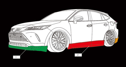 Aimgain Pure VIP EXE design on the Toyota Harrier 80 Series - image 2