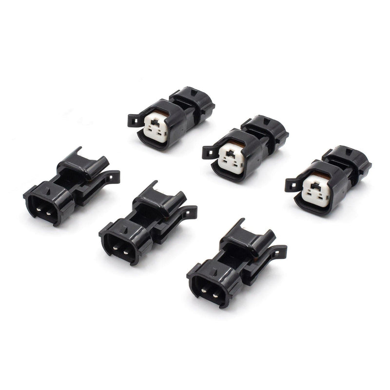 BLOX Racing Quick Connectors - EV6/EV14 to Honda OBD2 (Set of 6)