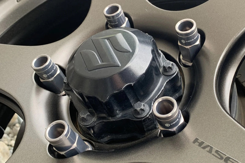 Weds Gear - Forged Open-Ended Lug Nut Set -Gun Metal - M12x1.25/1.50