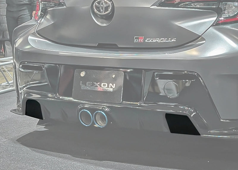 LEXON - Rear Diffuser Panel Muffler Cover - Toyota GR Corolla (2023+)