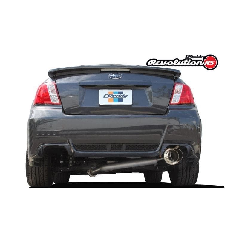 Greddy 11-14 Subaru WRX/STI (Sedan) 76mm Single Side Cat-Back Revolution RS Exhaust