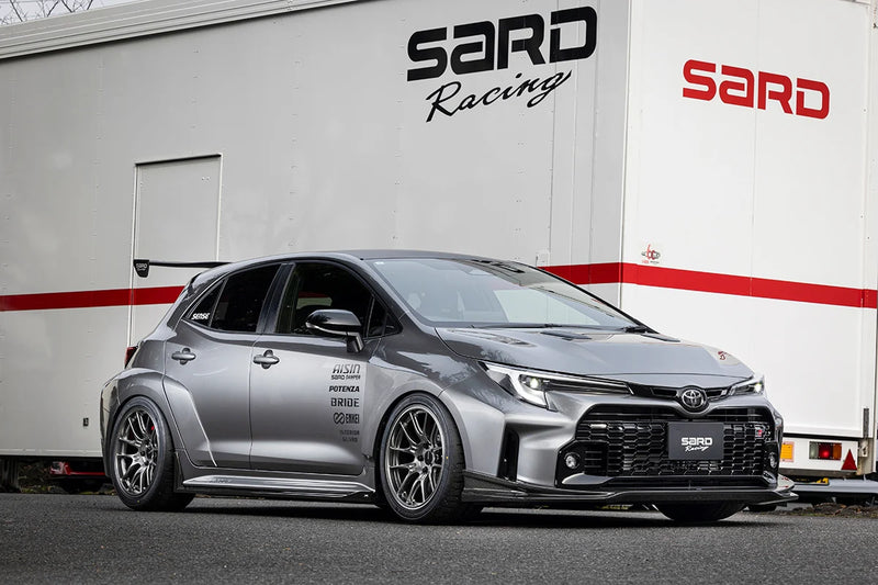 SARD GR Corolla GT1 Front Half Spoiler -(FRP/Carbon Fiber)
