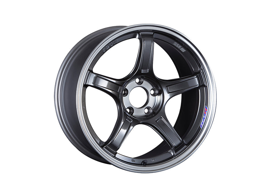 SSR GTX03 17x7.0 5x100 48mm Offset Black Graphite Wheel