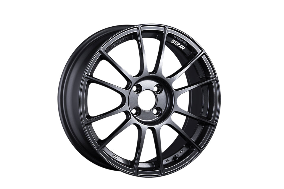 SSR GTX04 17x7 4x100 43mm Offset Dark Gunmetal Wheel