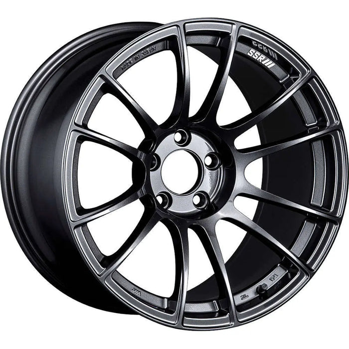 SSR GTX04 17x8.5 5x100 45mm Offset Dark Gunmetal Wheel