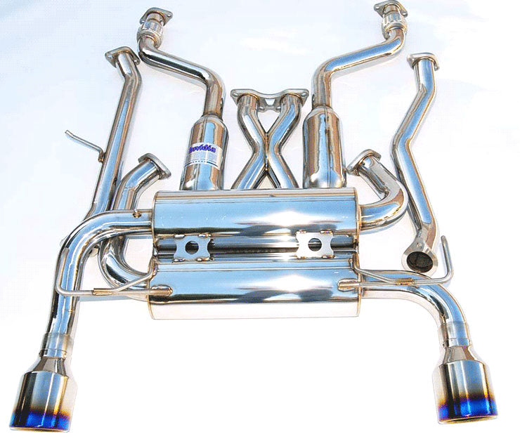 Invidia 09+ FX35 2/4WD Gemini Rolled Titanium Tip Cat-back Exhaust