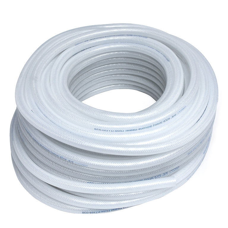 HPS 0.16" (4mm) Silicone Heater Hose 50 Feet Long - Clear (HTHH-016-CLEARx50)