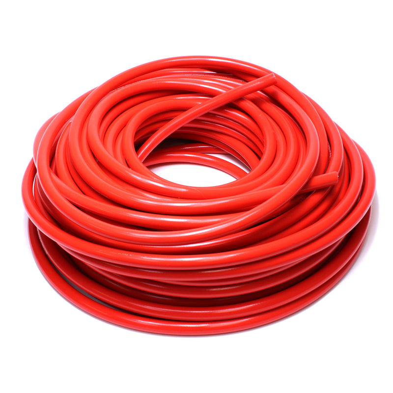 HPS 0.38" (9.5mm) Silicone Heater Hose 100 Feet Long - Red (HTHH-038-REDx100)