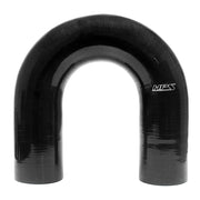 HPS 2.75" (70mm) Silicone Elbow - 180 Degree 4-1/2" Long - Black (HTSEC180-275-BLK)