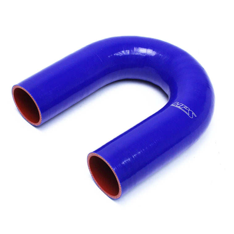 HPS 2.75" (70mm) Silicone Elbow - 180 Degree 4-1/2" Long - Blue (HTSEC180-275-BLUE)