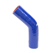 HPS 2.69" (68mm) Silicone Elbow - 45 Degree 5" Long - Blue (HTSEC45-268-BLUE)
