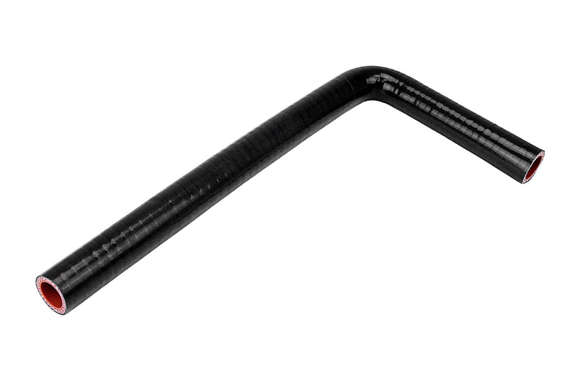 HPS Silicone Elbow - 90 Degree (HTSEC90-038-L5x48-BLK)