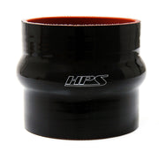 HPS 1.87" (48mm) Silicone Single Hump Coupler 4" Long - Black (HTSHC-187-L4-BLK)